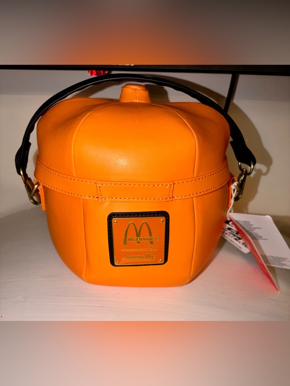NWT Loungefly Boo Bucket McDonald’s Pumpkin Halloween 🎃 Bag - Picture 3 of 4
